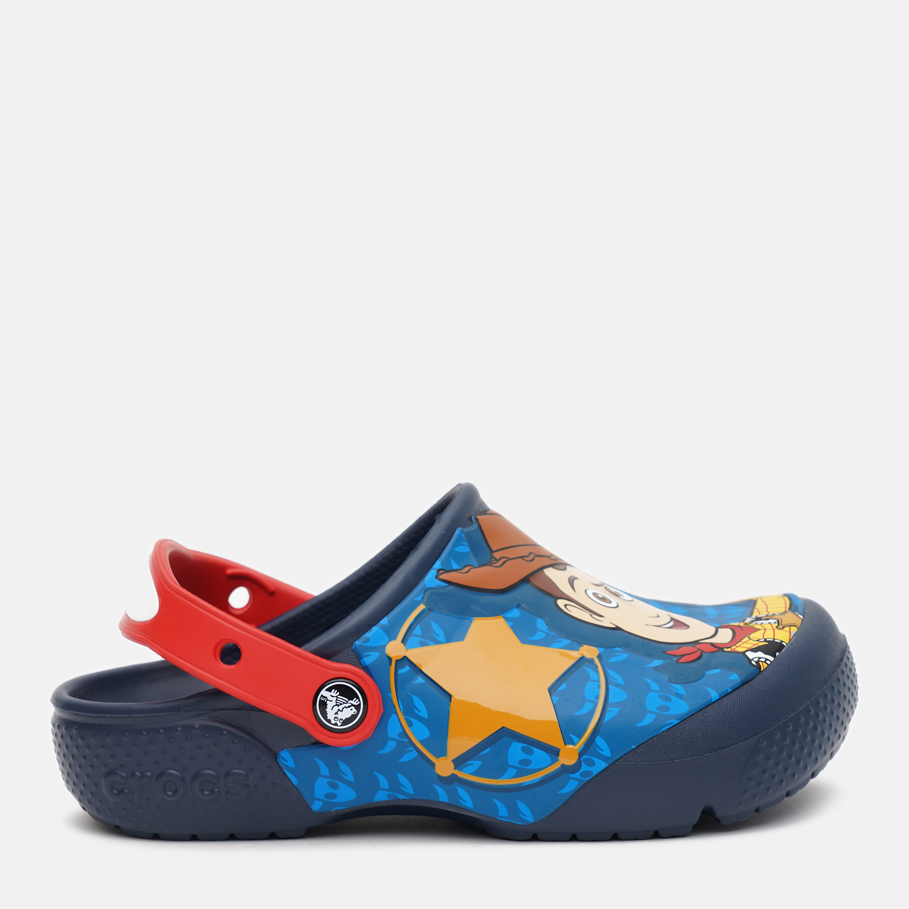 Акція на Кроксы Crocs Kids’ Crocs Fun Lab Disney And Pixar Buzz & Woody Clog 205493-410-C5 20-21 12.3 см Синие (9001053482202) від Rozetka UA