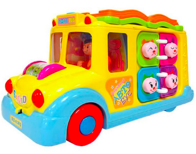 

Детская игрушка Музыкальный развивающий автобус - каталка PLAY SMART A-Toys 9183 на батарейках