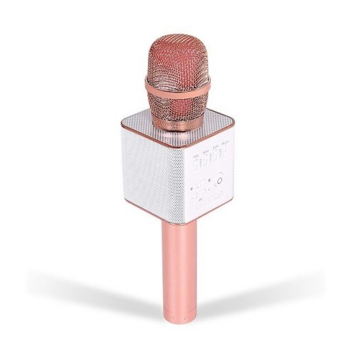 

Беспроводной микрофон караоке Kronos Q9 Bluetooth Розовое Золото (mn-369)