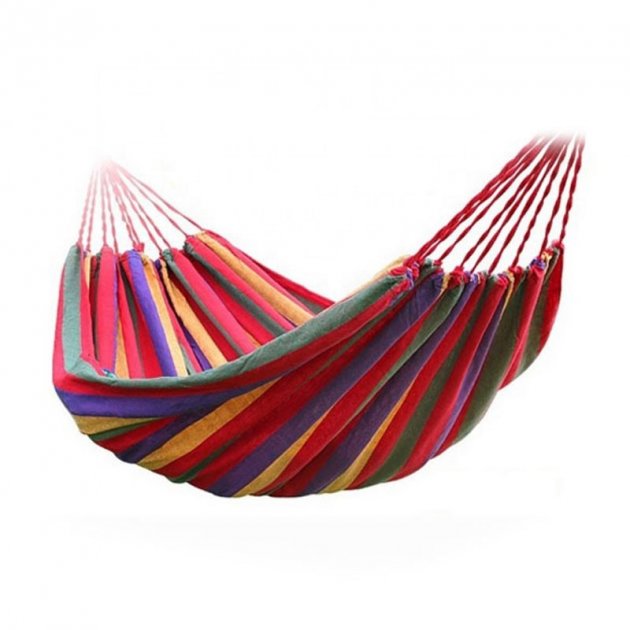 

Гамак туристичний Magic line зручний 170x65cm red mix (67667)
