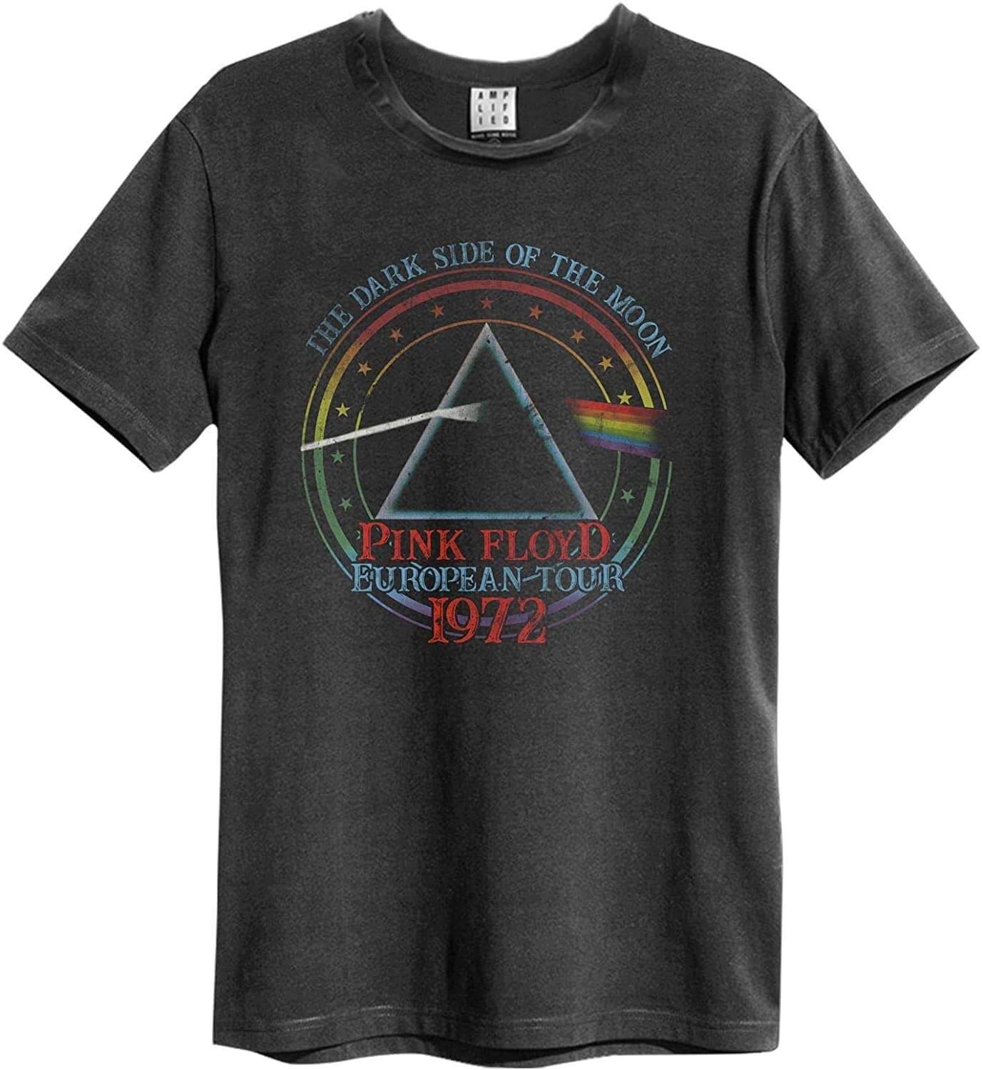 

Футболка Amplified Pink Floyd The Dark Side Of The Moon European Tour 1972  Темно-серая Женская ZAV210A84, Футболка Amplified Pink Floyd The Dark Side Of The Moon European Tour 1972 XL Темно-серая Женская ZAV210A84