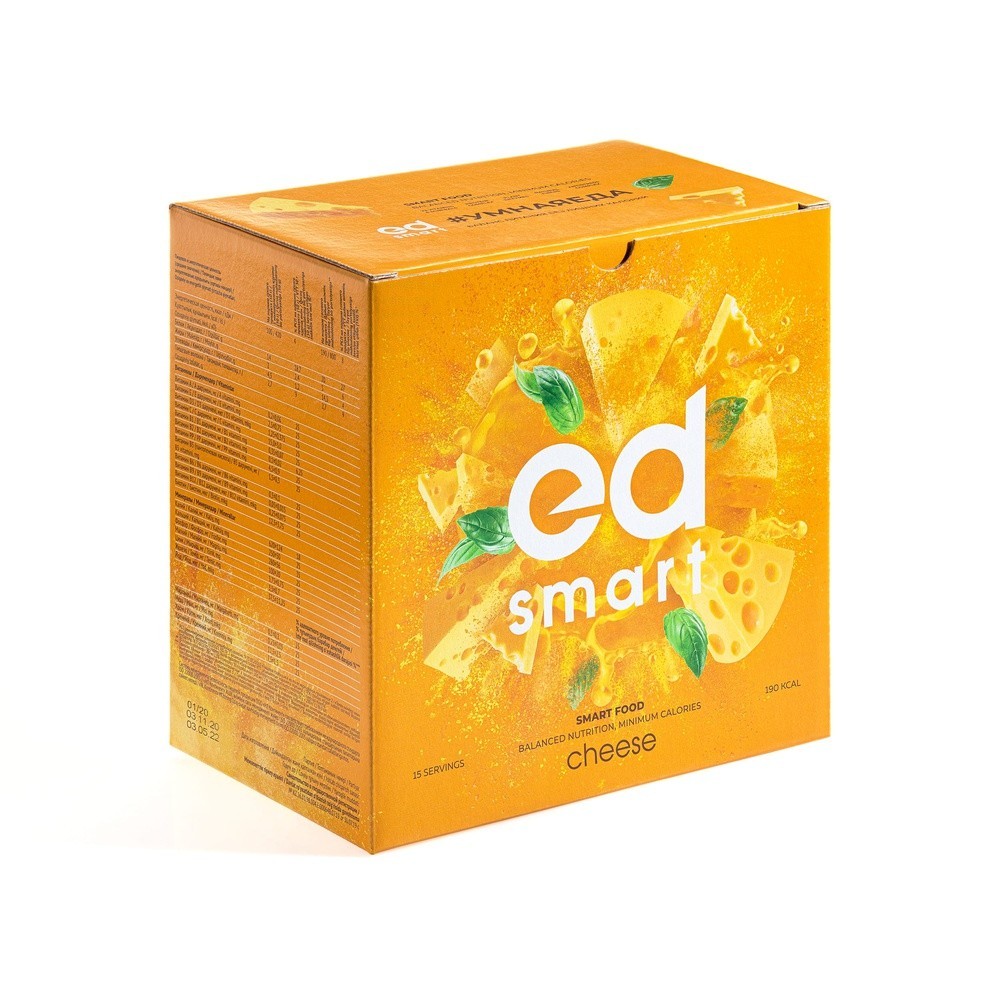 

ED Smart сырный крем-суп Energy Diet Cheese сбалансированное питание для снижения веса 15 порционных пакетиков саше (73297)
