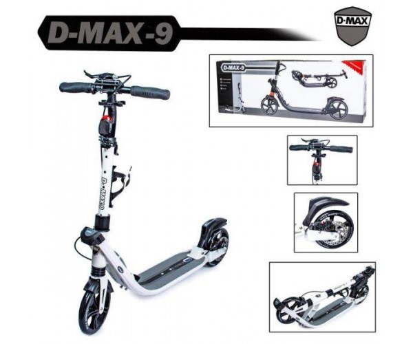 

Самокат Scale Sports D-MAX 9 с дисковым тормозом, Белый