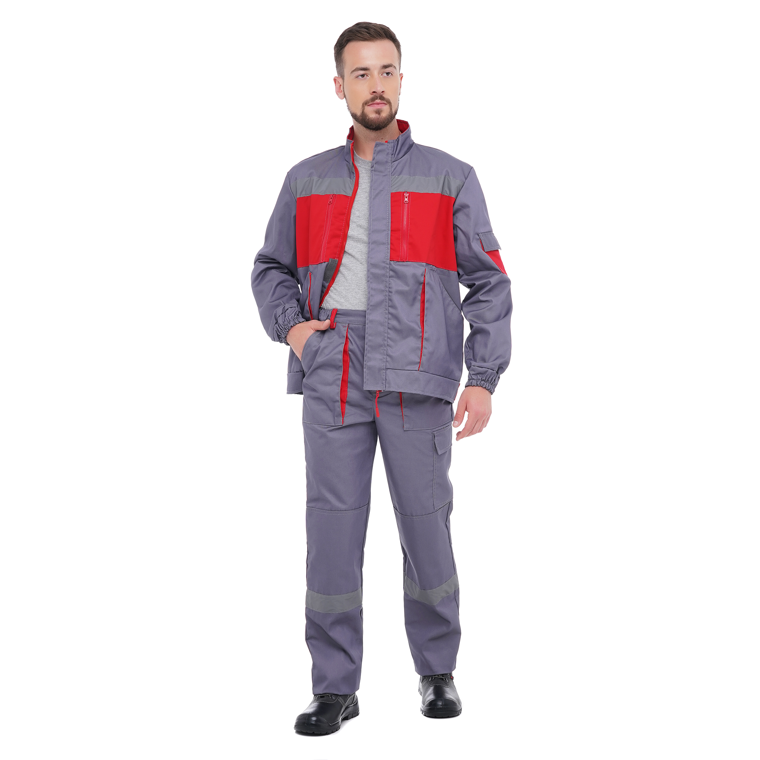 

Костюм рабочий (куртка + брюки) CARBON 52-54, Костюм рабочий (куртка + брюки) CARBON 52-54 (XL)
