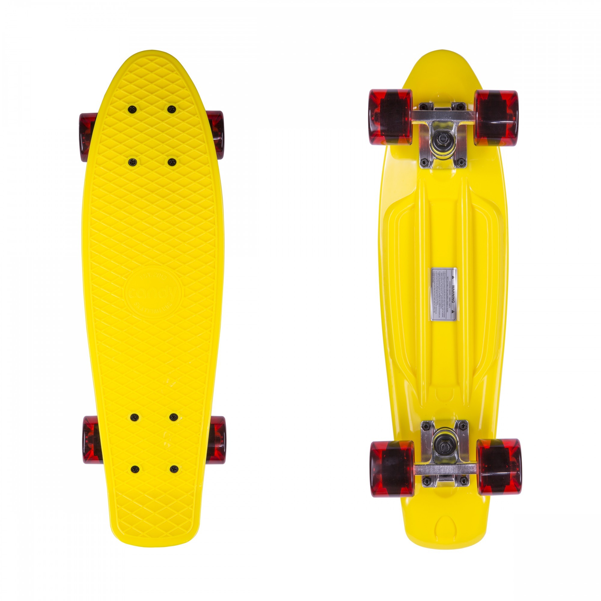 

Пенни борд (скейтборд, круизер) Candy Board 22″ Yellow/Tr.Red 2017