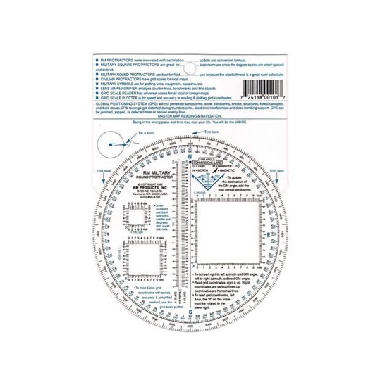 

Транспортир для потребностей военных Military Round Protractor RMP 443-061-143