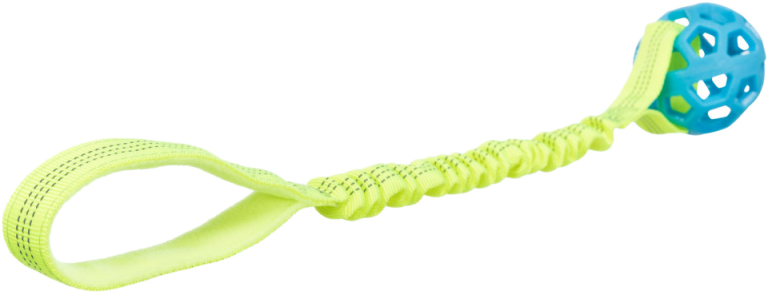 

Игрушка для тренировки для собак Trixie Bungee Tugger с мячом d7 см 48 см