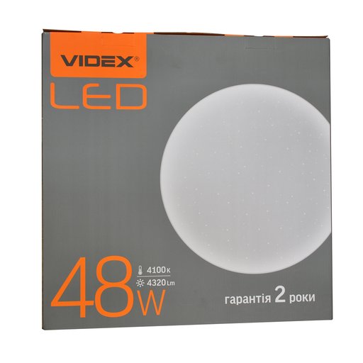 

Светильник LED VIDEX 48W 4320LM 4100K звездный (12033000)