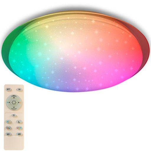 

Светильник LED Luminaria Saturn 60W RGB 3000К-6500К с пультом д/у (12010971)