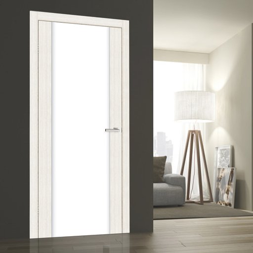 

Двери межкомнатные Gloss Дуб Бьянко 800х2000 мм