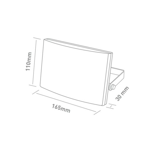 

Прожектор LED Maxus FL-03 5000K 2550LM 30W BK (12043493)
