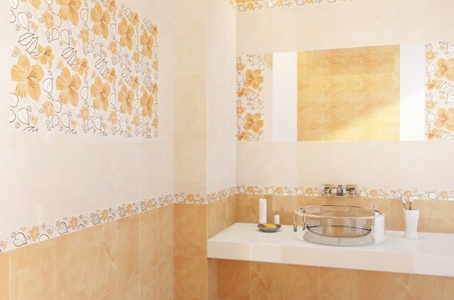 

Плитка настенная Golden Tile Карат бежевая верх 20х30 см 1,44 м.кв. (10891580)
