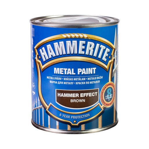 

Эмаль для металла Hammerite молотковая коричневая 0,75 л (10527650)