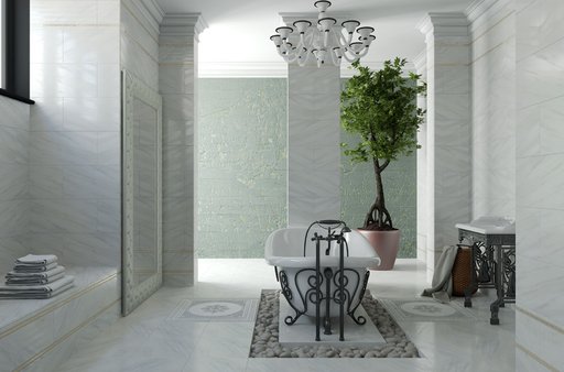 

Плитка настенная Golden Tile Каррара белая 30х60 см, 1,44 м.кв. (10780546)