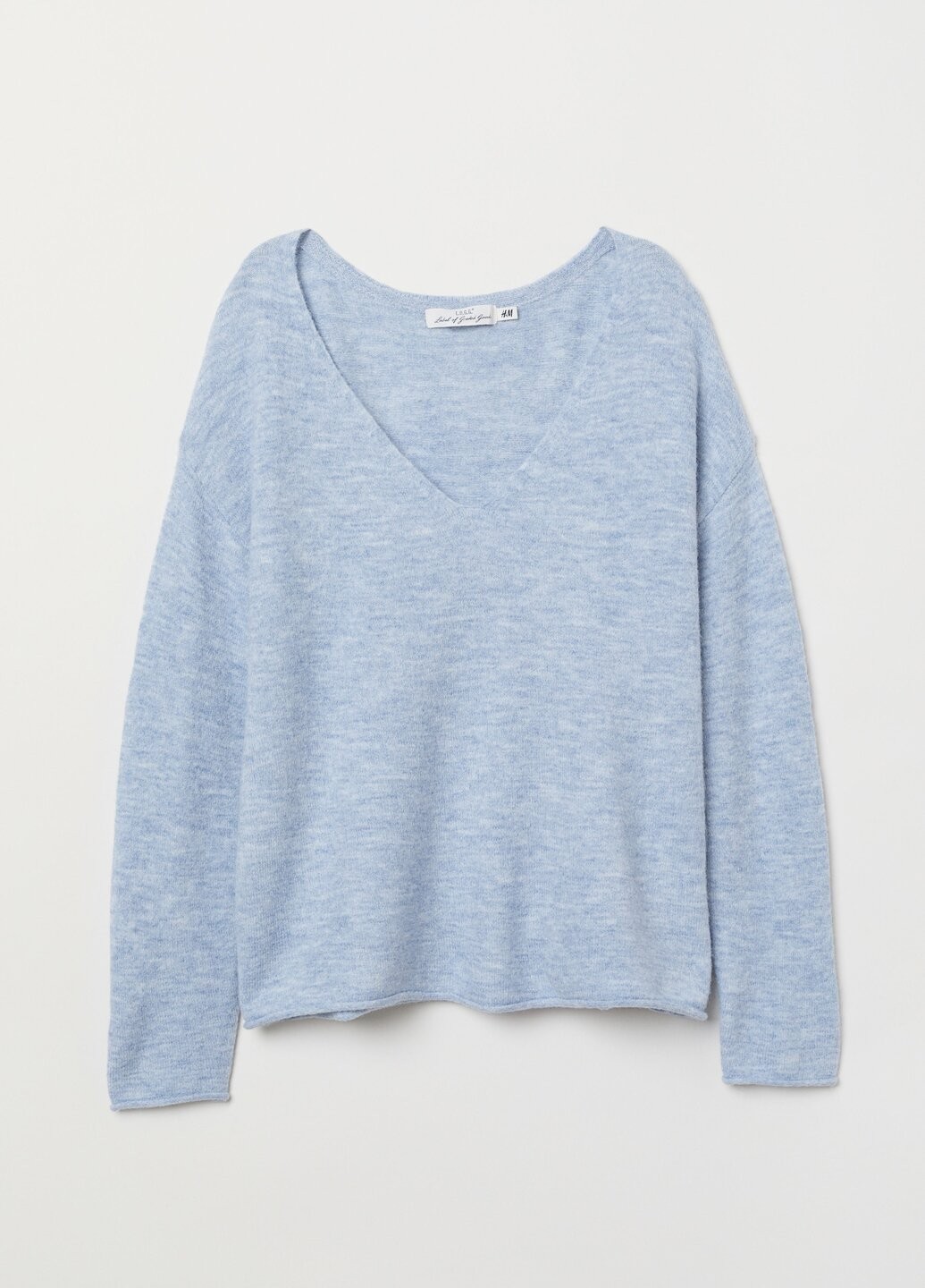 

Джемпер H&M оверсайз XS голубой 25-0008