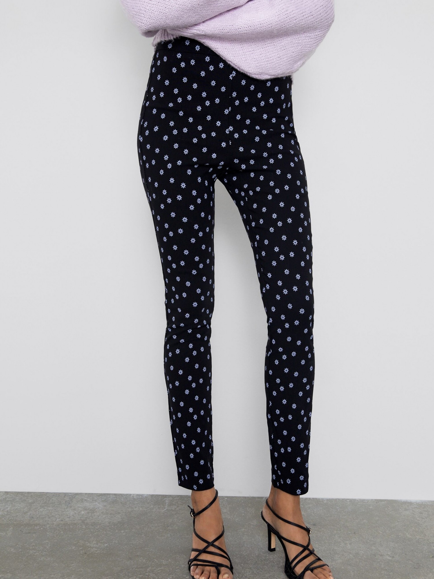 

Брюки Zara укороченные  черные 16-0060, Брюки Zara укороченные S черные 16-0060