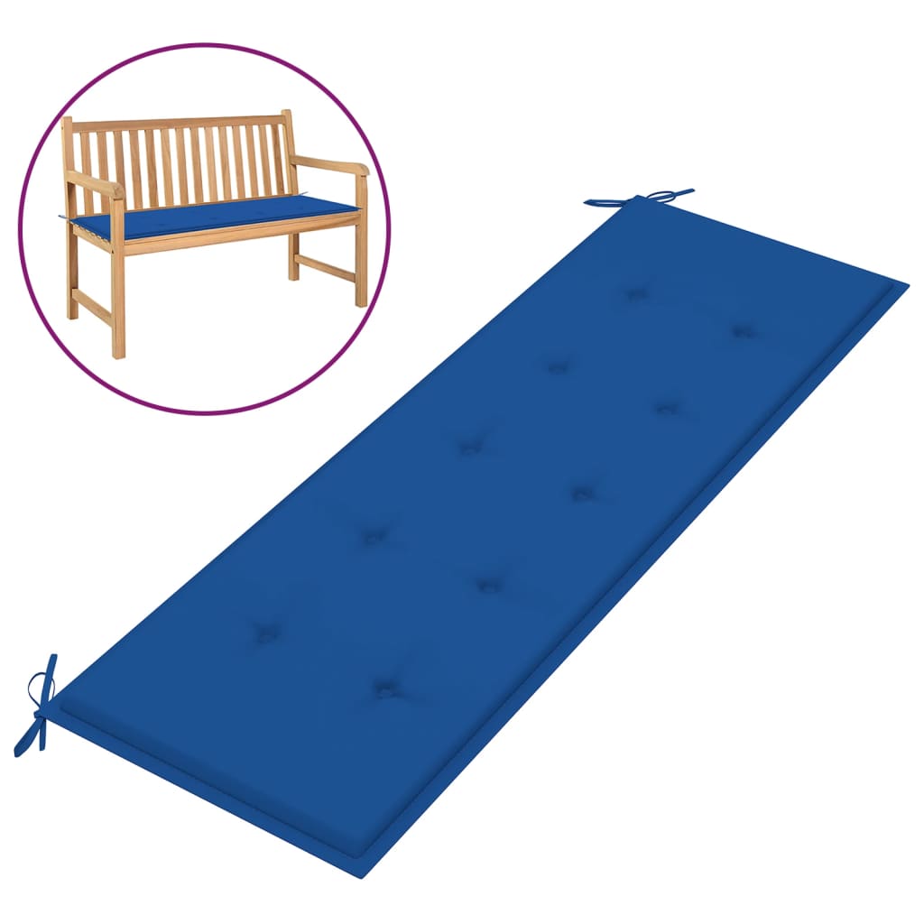 

Подушка для садової лавки Shumee синій кобальт 150x50x4 тканина 314087