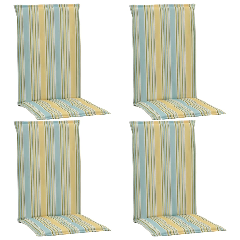 

Подушки для садового крісла Shumee 4 шт. Барвисті 120x50x3 см. 47545