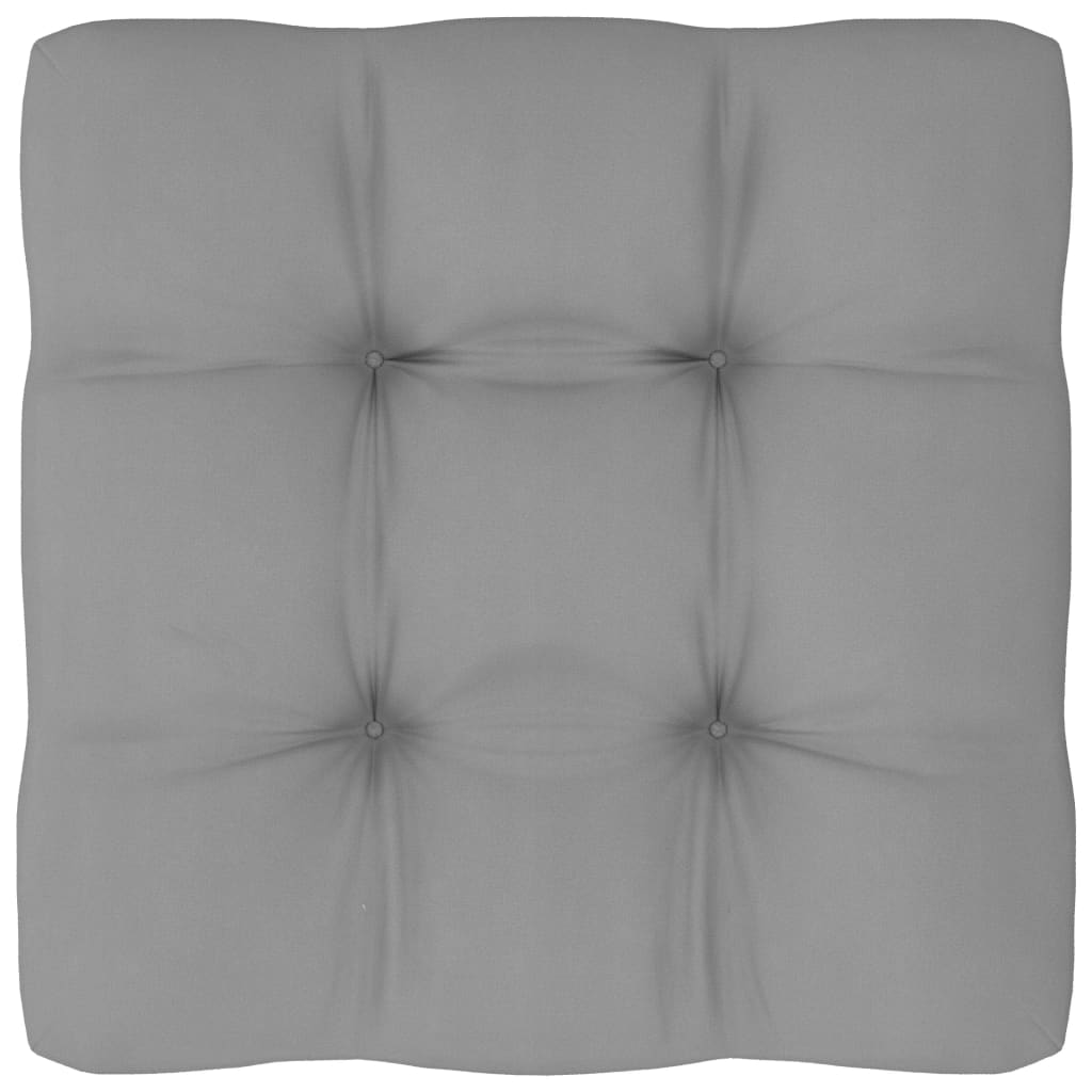 

Подушка для дивана з піддонів Shumee сірий колір 50x50x12 см 314368