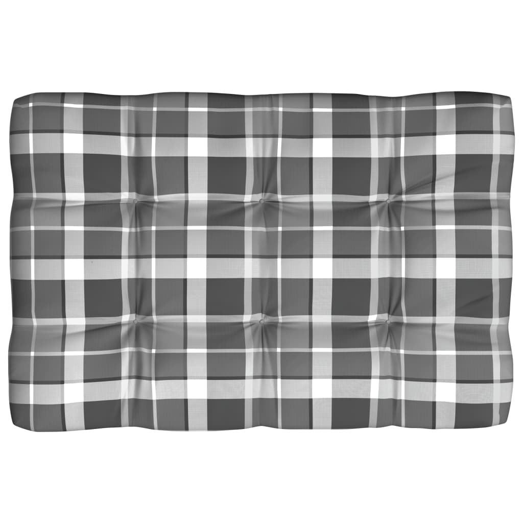 

Подушка для піддонів Shumee сіра шашка 120x80x12 см тканина 314422