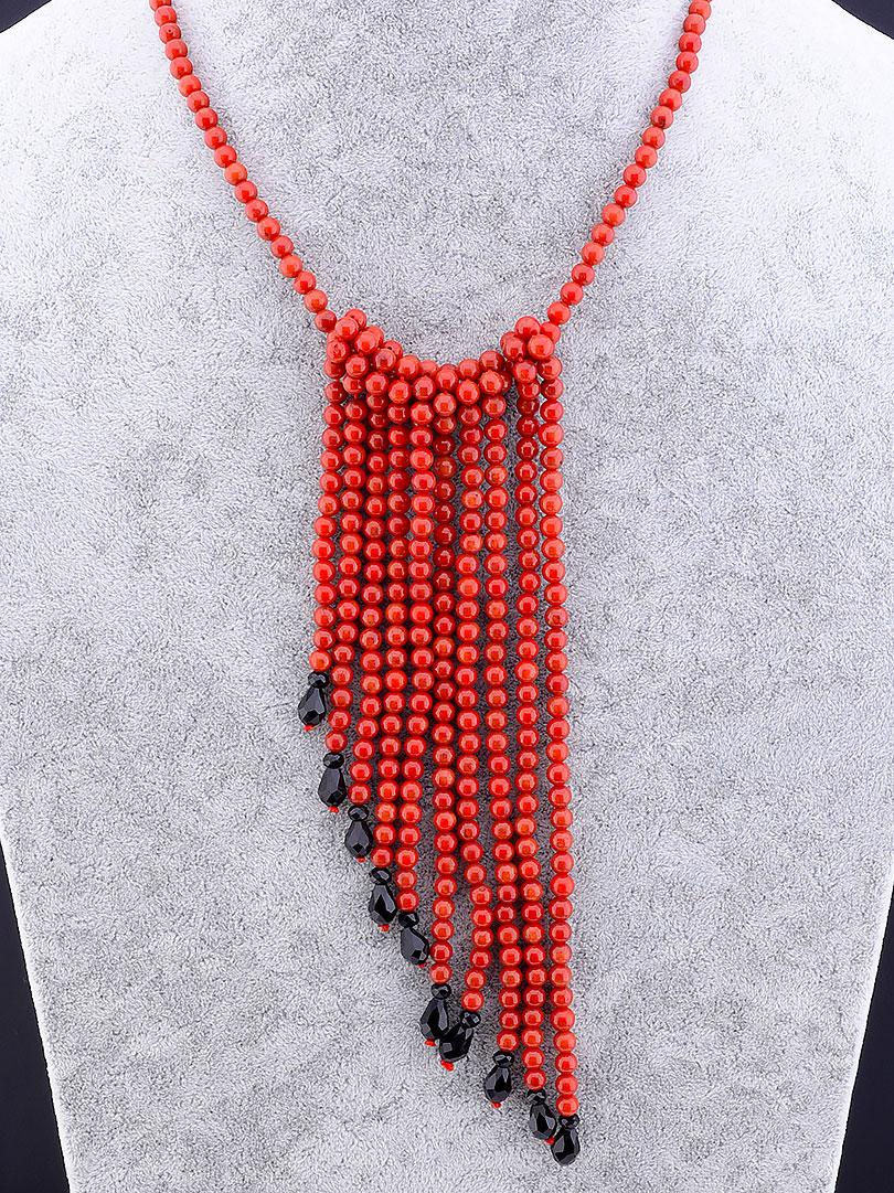 

Бусы Коралл 45 см.034394