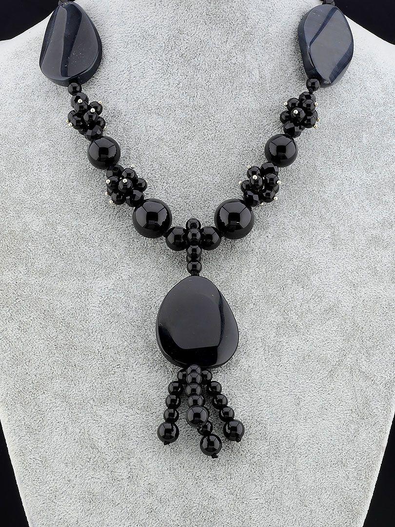 

Бусы Агат 55 см.023584