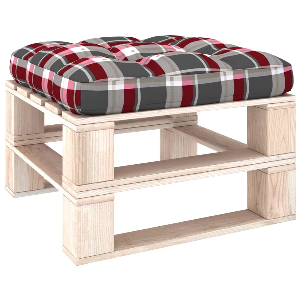 

Палетна диванна подушка Shumee червона 58x58x10 см 314646