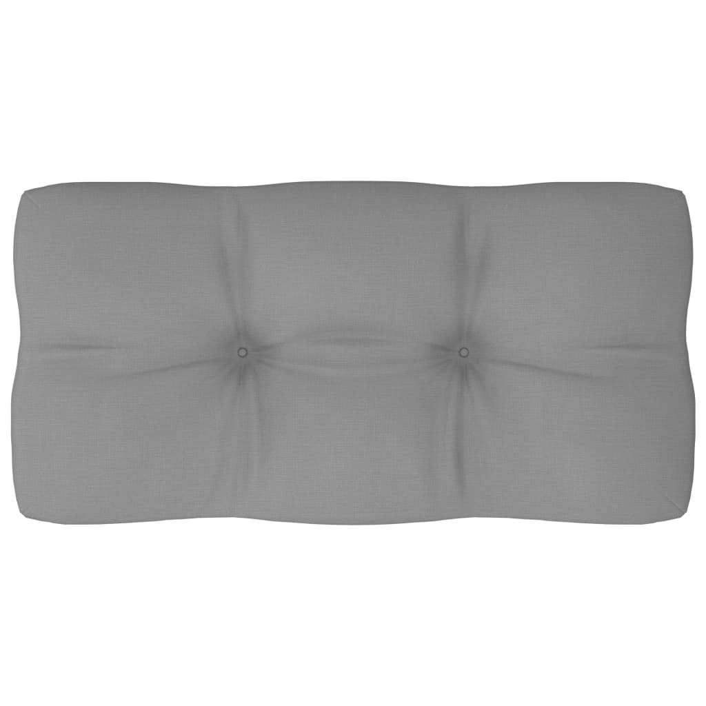 

Подушка для дивана з піддонів Shumee сірий колір 80x40x12 см 314463