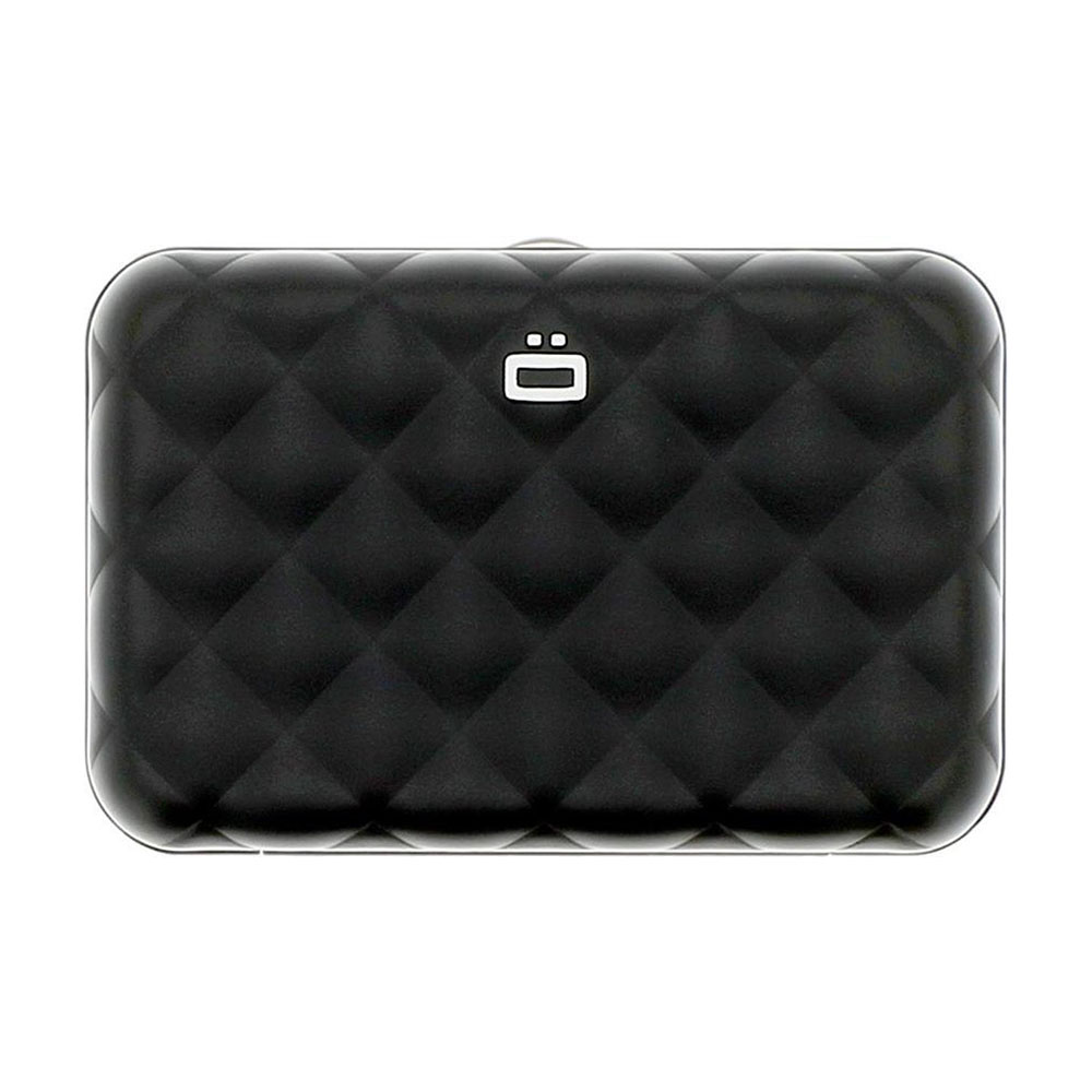 

Кардхолдер OGON Quilted Button на 10 карт, черный