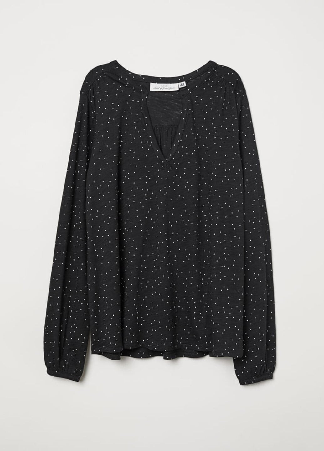 

Блузка H&M трикотажная  черная 14-0019, Блузка H&M трикотажная XS черная 14-0019