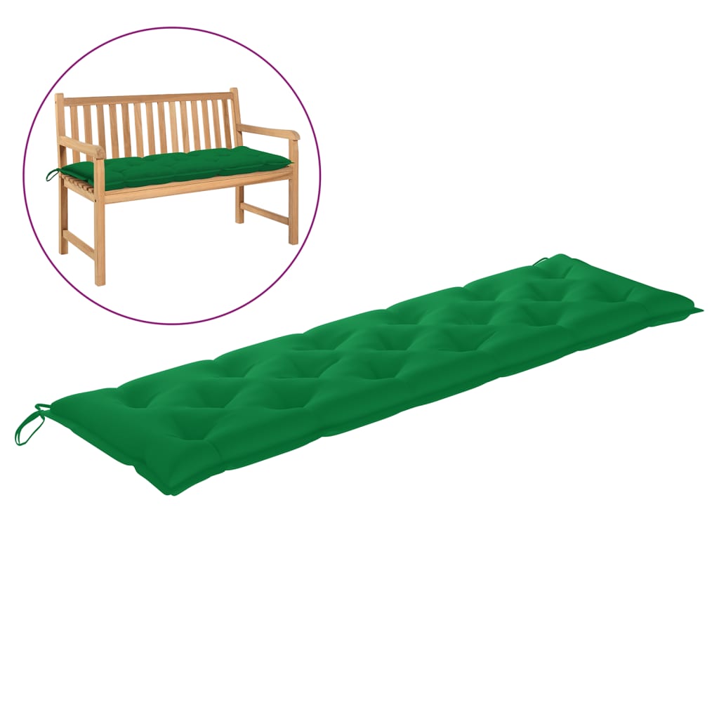 

Подушка для садової лавки Shumee зелений колір 180x50x7 см тканина 314973
