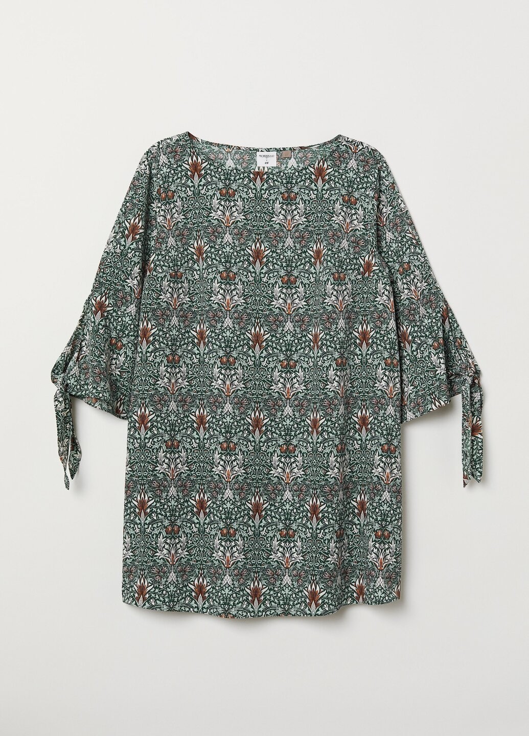 

Платье H&M свободного покроя 46 зеленое 18-0019