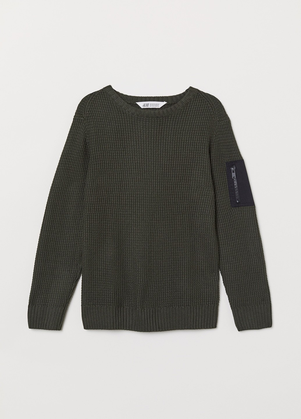 

Джемпер H&M вафельный 98-104 зеленый 5-0014