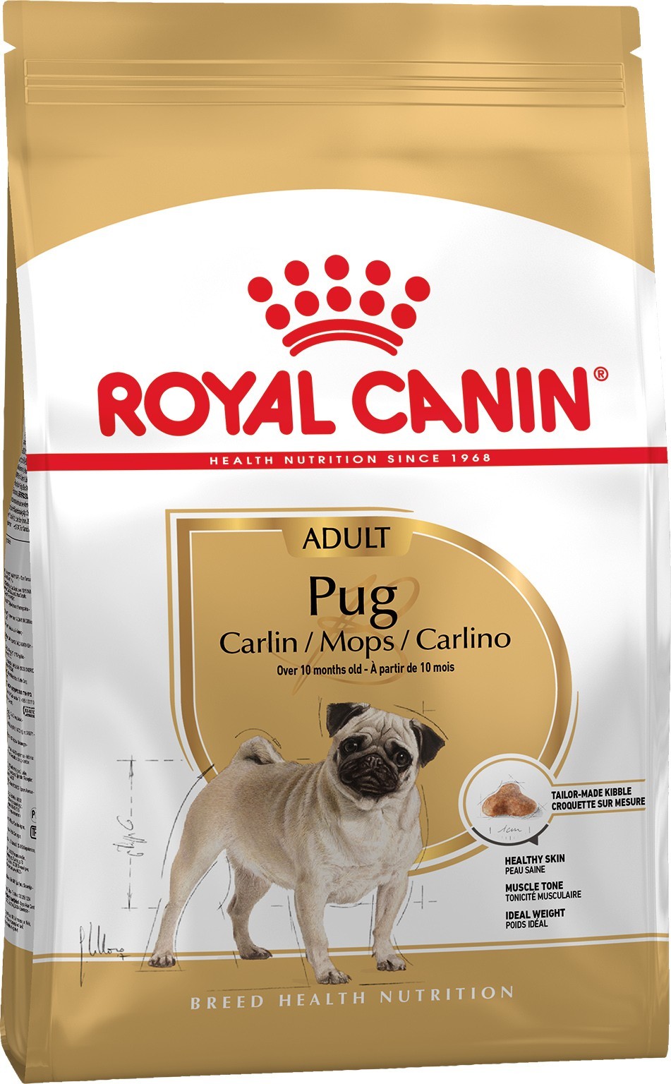 

Royal Canin Pug Adult 7.5 кг Сухой корм для взрослых собак породы Мопс