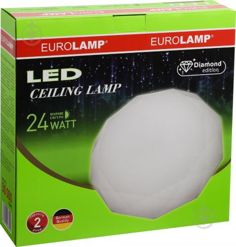 

Светильник светодиодный Eurolamp 24 Вт белый матовый 4000К LED-NLP-24/4(F)
