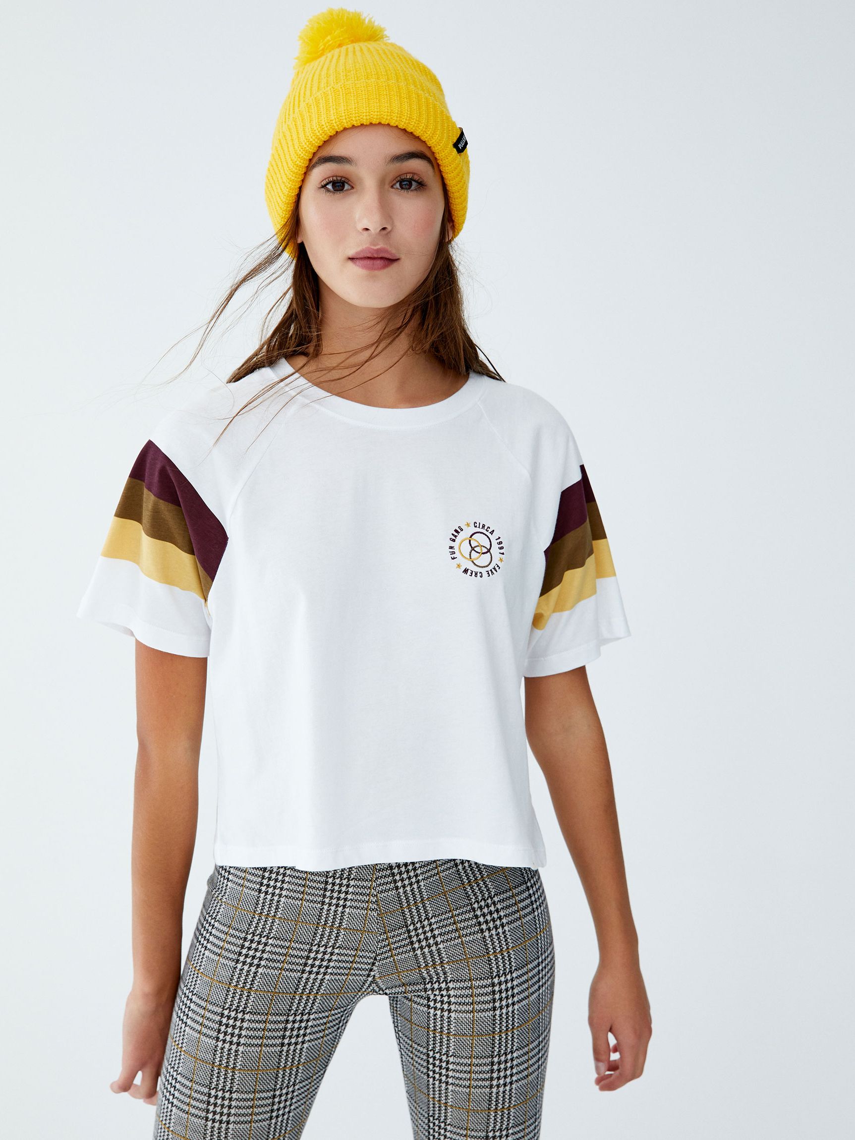 

Футболка Pull & Bear 5244/318/805  Белая, Футболка Pull & Bear 5244/318/805 L Белая