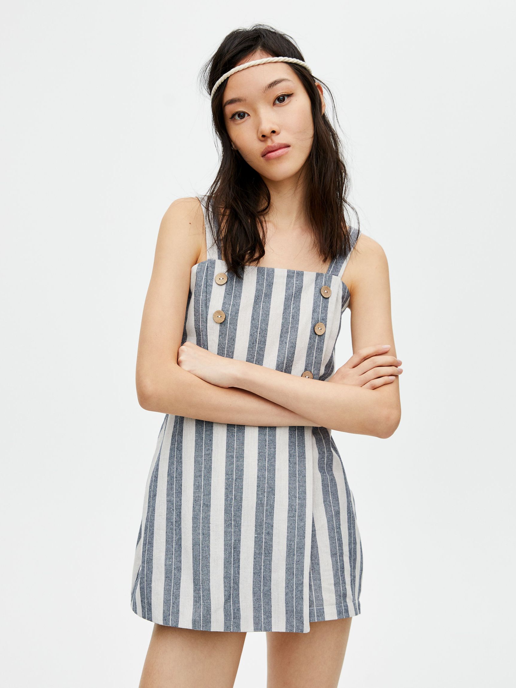 

Полукомбинезон Pull & Bear 5637/314/400  Серый, Полукомбинезон Pull & Bear 5637/314/400 S Серый