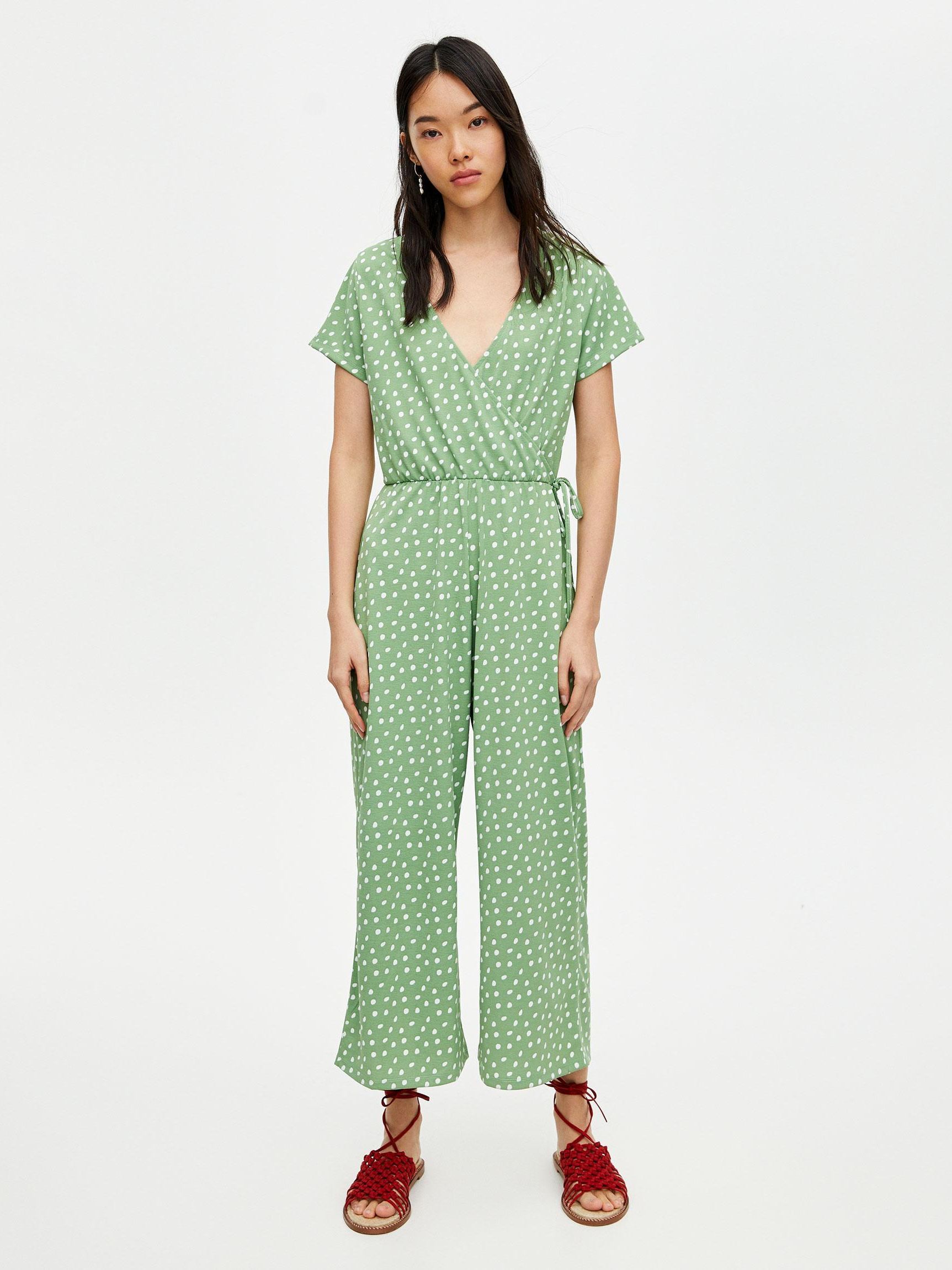 

Комбинезон Pull & Bear 5637/370/506  Зеленый, Комбинезон Pull & Bear 5637/370/506 L Зеленый