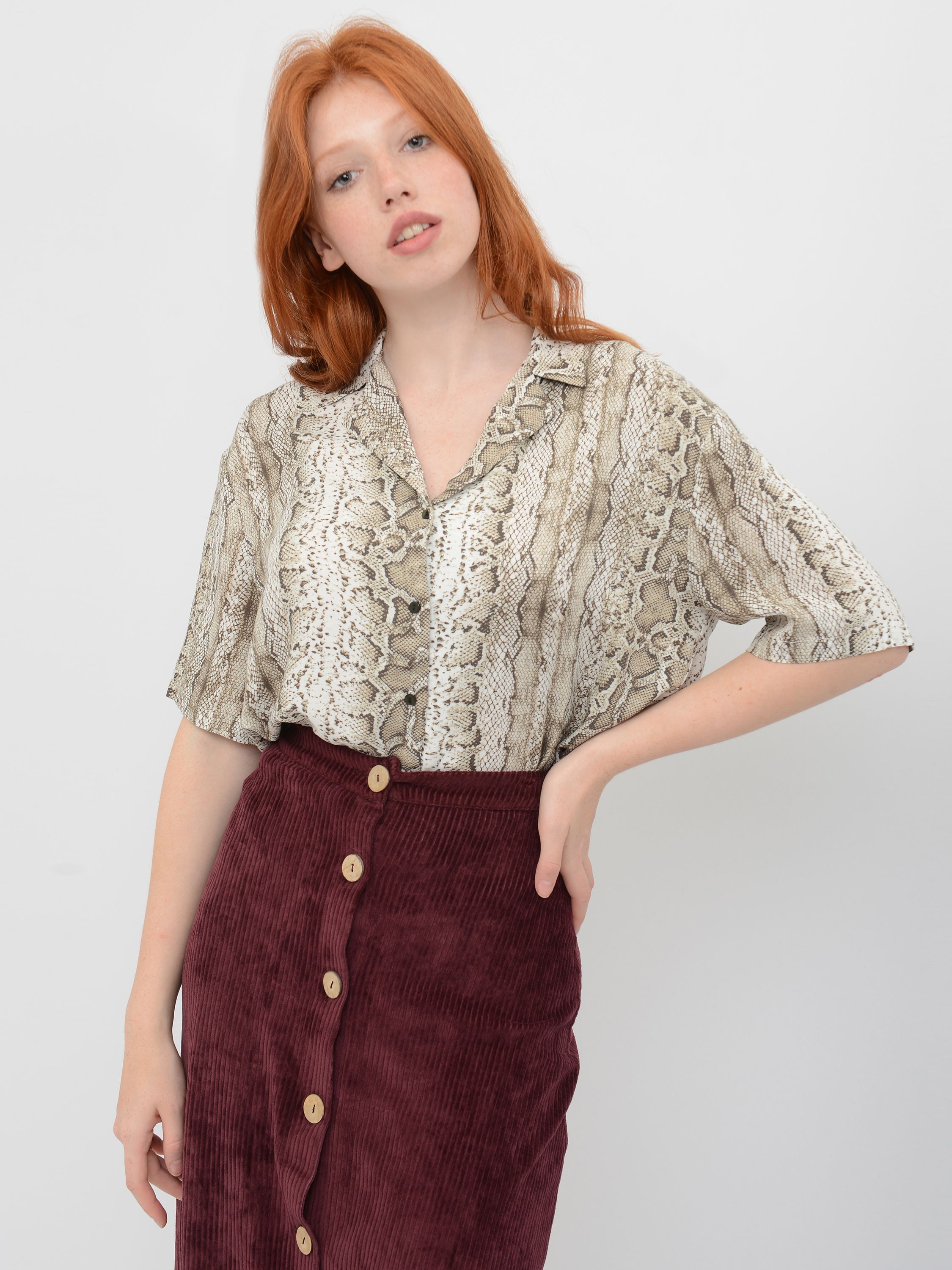 

Рубашка Pull & Bear 9473/315/805  Белая, Рубашка Pull & Bear 9473/315/805 M Белая