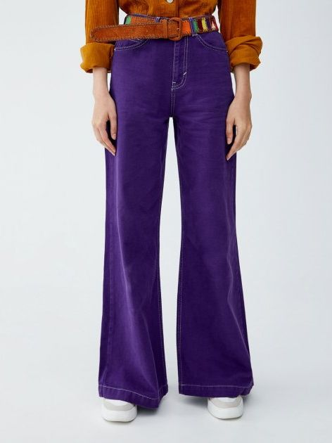 

Джинсы Pull & Bear 9680/346/629 38 Баклажановые