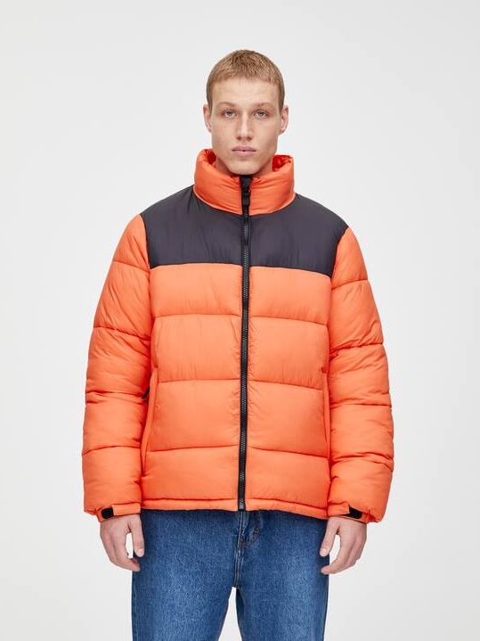 

Куртка Pull & Bear 9714/909/615 M Оранжевая с черным