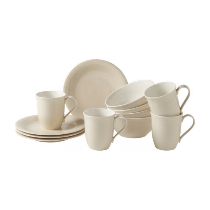 

Набор столовой посуды для завтрака Villeroy & Boch Color Loop Sand 4/12 1952839028