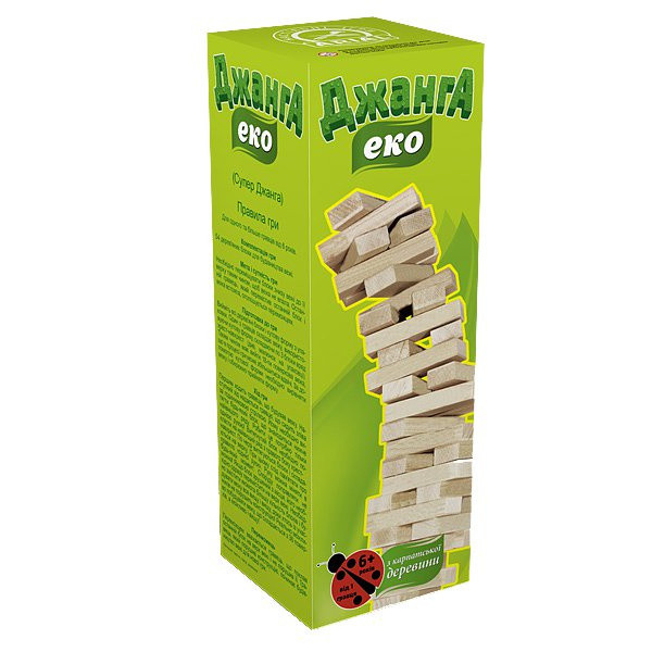 

Игра Arial Эко джанга (дженга, jenga, вега, vega, башня) (4820059910121)