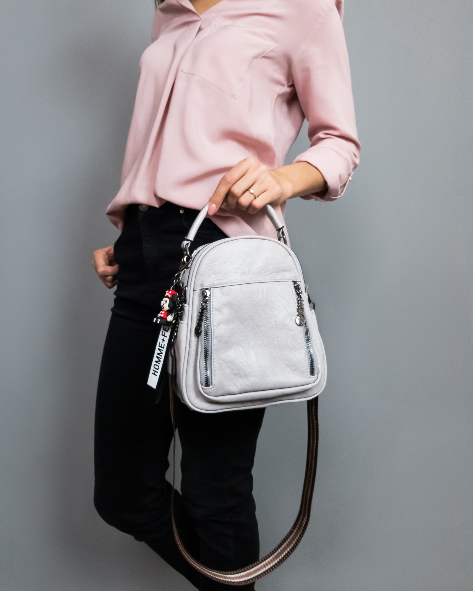 

Женский рюкзак SWDF I1031 серый