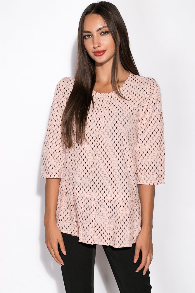 

Блуза женская Time of Style 118P241  Персиковый, Блуза женская Time of Style 118P241 44 Персиковый