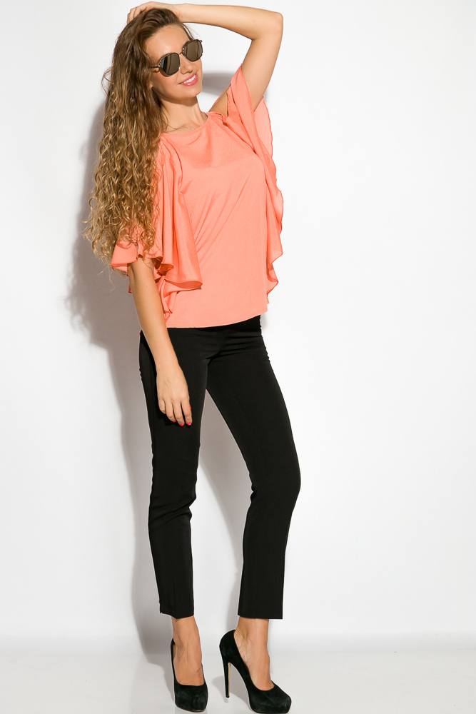 

Блуза женская Time of Style 121P013  Коралловый, Блуза женская Time of Style 121P013 46 Коралловый