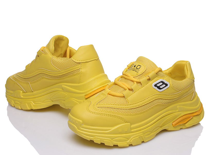 

Женские кроссовки деми Prime 1805 YELLOW Желтый р.37 (22 см.)