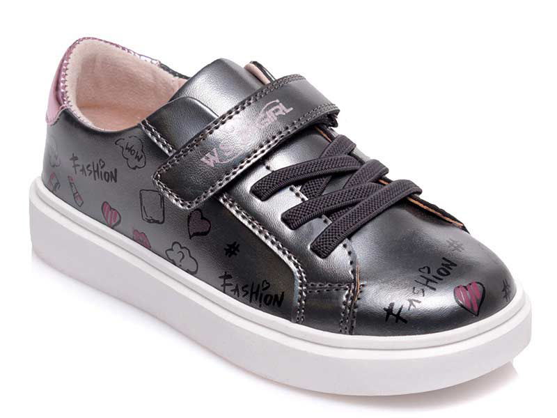 

Детские кеды деми Weestep 53822 TH (26-31)-ASW для девочки Серый р.26 (17 см.)