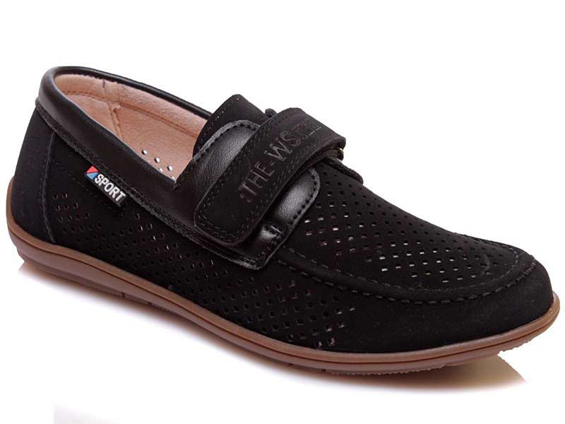 

Детские туфли деми Weestep 54022 NBK(32-37)-ASW для мальчика Черный р.37 (23,5 см.)