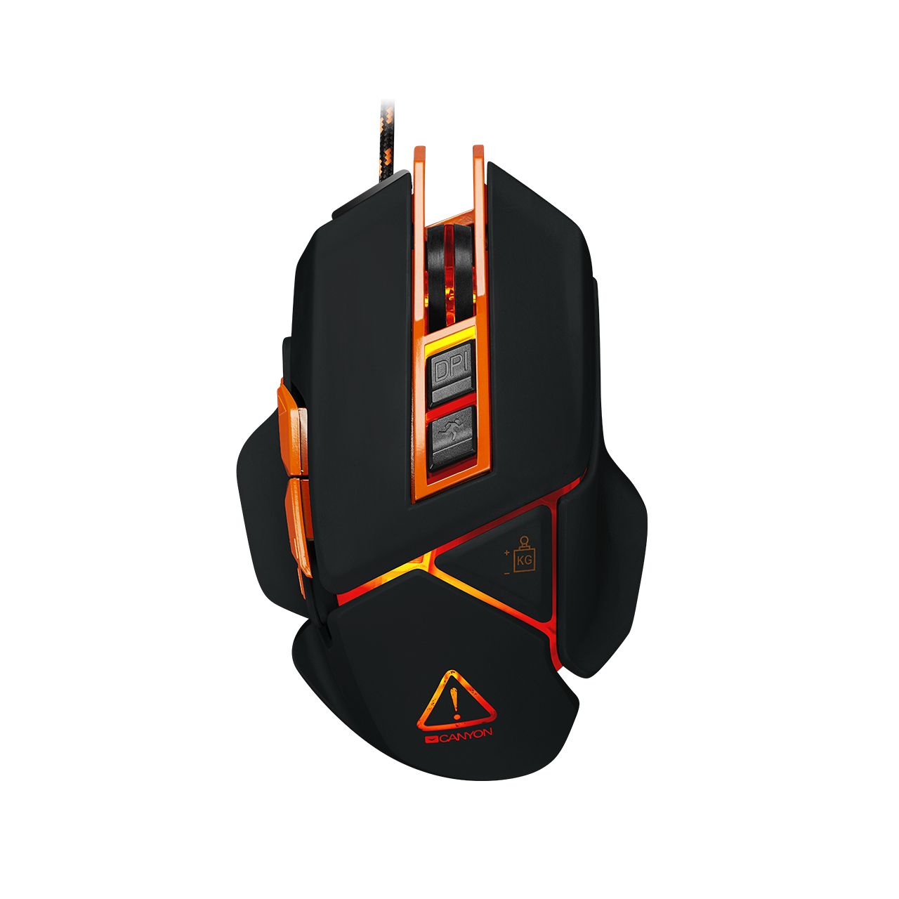 

Мышь Canyon Hazard CND-SGM6N Black/Orange USB